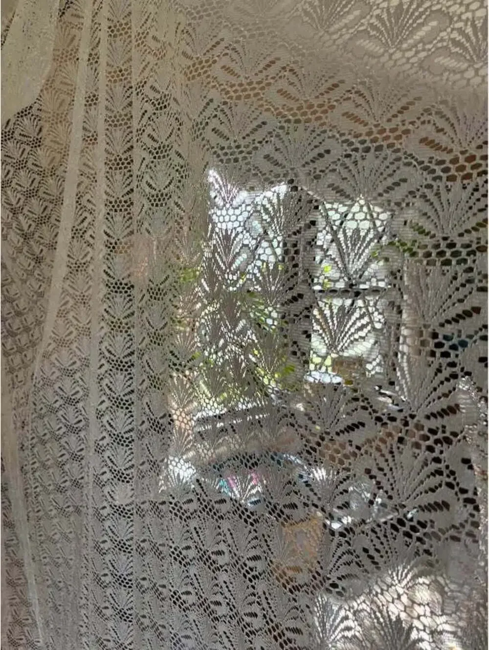 British net lace vintage curtains  1panel